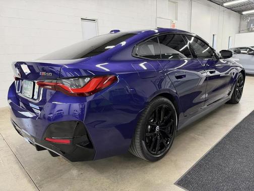 Velvet Blue Metallic 2023 BMW i4 Gran Coupe M50