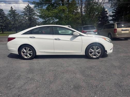 Pearl White 2011 Hyundai SONATA Limited