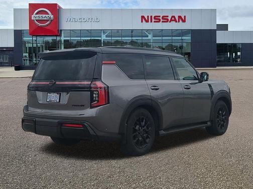 Gun Metallic/Super Black 2025 Nissan Armada PRO-4X 4WD