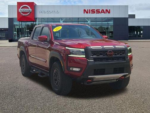 Cardinal Red Metallic Tricoat 2025 Nissan Frontier PRO-4X