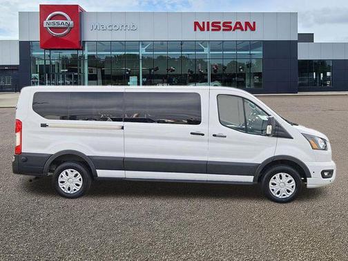 Oxford White 2024 Ford Transit-350 XLT