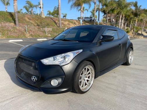 Matte Blue 2016 Hyundai Veloster Turbo Rally Edition