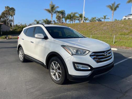 Frost White Pearl 2015 Hyundai Santa Fe Sport 2.0L Turbo