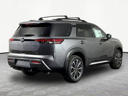 Gun Metallic 2026 Nissan Pathfinder Platinum