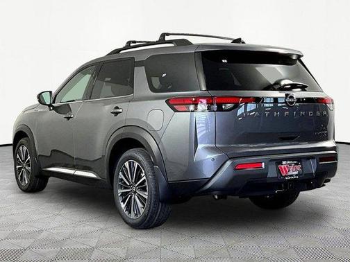 Gun Metallic 2026 Nissan Pathfinder Platinum