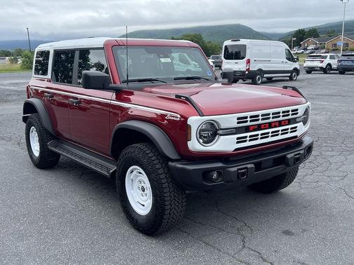 Ruby Red Metallic Tinted Clearcoat 2026 Ford Bronco Heritage Edition 4 Door Advanced 4x4
