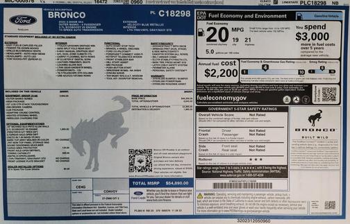 2023 Ford Bronco Outer Banks