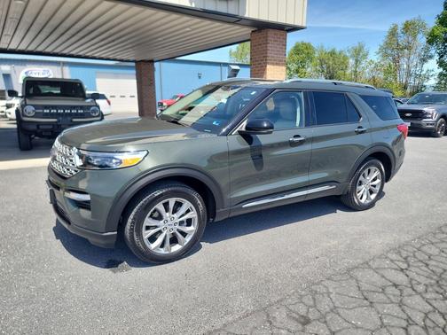 Forged Green Metallic 2023 Ford Explorer Limited 4X4