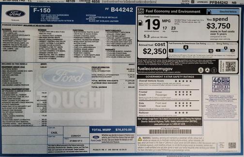 2023 Ford F-150 Platinum