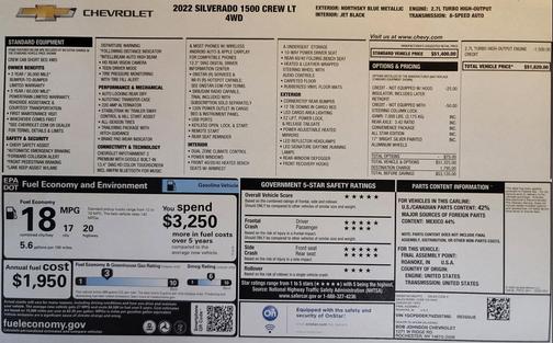 2022 Chevrolet Silverado 1500 LT