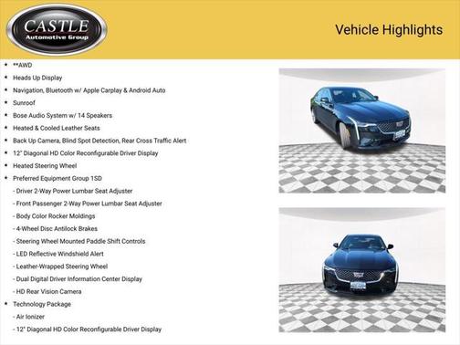 2022 Cadillac CT4 Premium Luxury