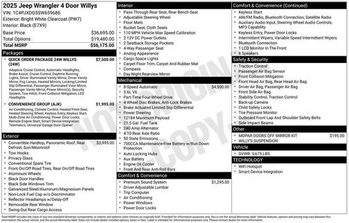 2025 Jeep Wrangler Willys