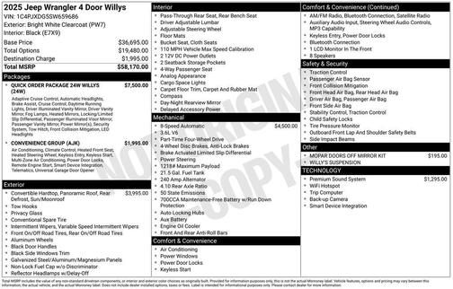 2025 Jeep Wrangler Willys