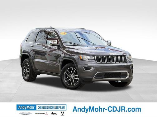 Granite Crystal Metallic Clearcoat 2018 Jeep Grand Cherokee Limited
