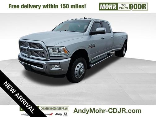Bright Silver Metallic Clearcoat 2018 RAM 3500 Laramie Crew Cab 4x4 8' Box