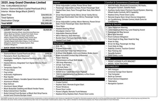 2025 Jeep Grand Cherokee Limited