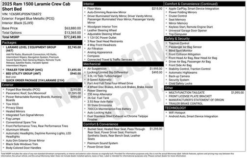2025 RAM 1500 Laramie
