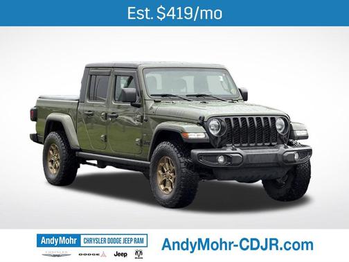 Sarge Green Clearcoat 2021 Jeep Gladiator Willys 4x4