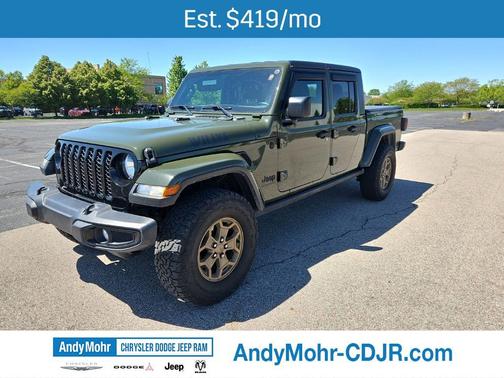 Sarge Green Clearcoat 2021 Jeep Gladiator Willys 4x4