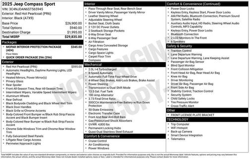2025 Jeep Compass Sport
