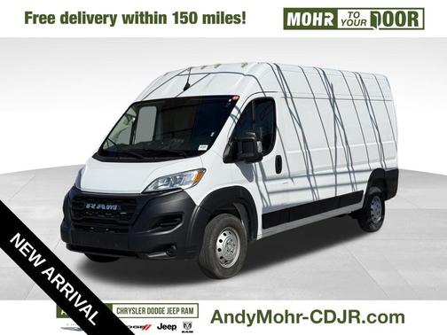 Bright White Clearcoat 2023 RAM ProMaster 2500 High Roof