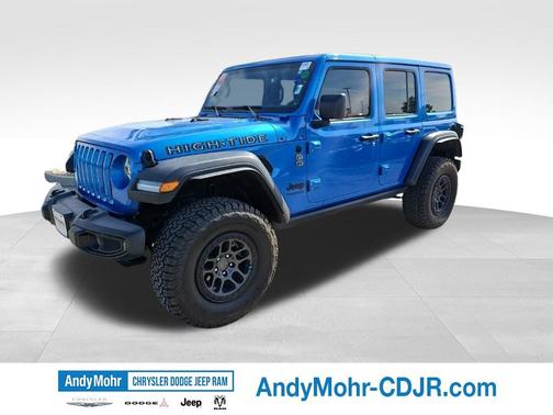 Hydro Blue Pearlcoat 2022 Jeep Wrangler Unlimited High Tide 4x4