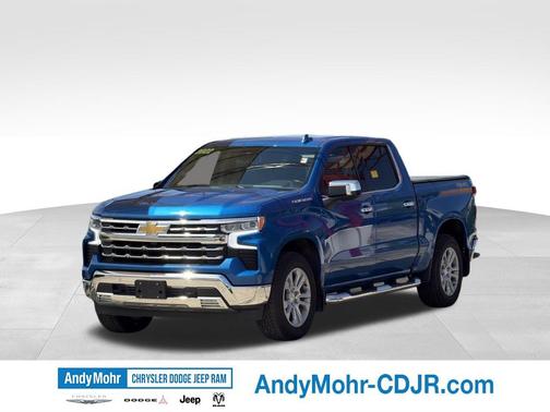 Glacier Blue Metallic 2022 Chevrolet Silverado 1500 LTZ