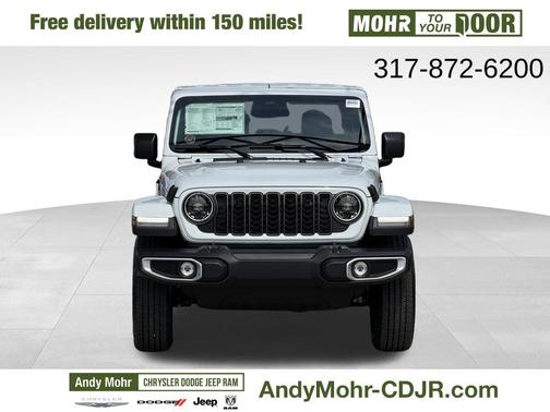 Bright White Clearcoat 2026 Jeep Gladiator Sahara 4x4