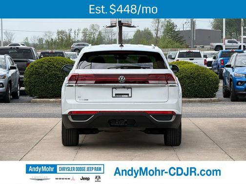 Deep Black Pearl 2025 Volkswagen Atlas Cross Sport 2.0T SE w/Technology