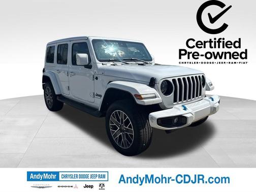 Bright White Clearcoat 2023 Jeep Wrangler 4xe Sahara High Altitude