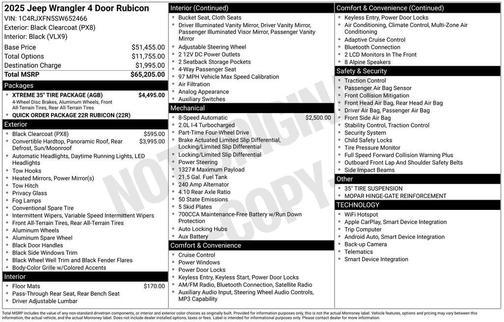 2025 Jeep Wrangler Rubicon