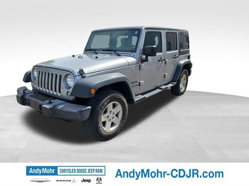 Billet Silver Metallic Clearcoat 2018 Jeep Wrangler JK Unlimited Sport