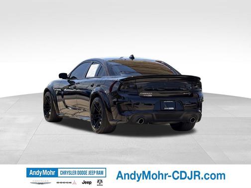 Pitch Black Clearcoat 2023 Dodge Charger SRT Hellcat Widebody Jailbreak