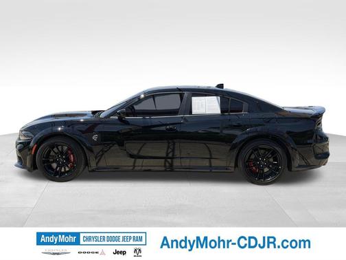 Pitch Black Clearcoat 2023 Dodge Charger SRT Hellcat Widebody Jailbreak