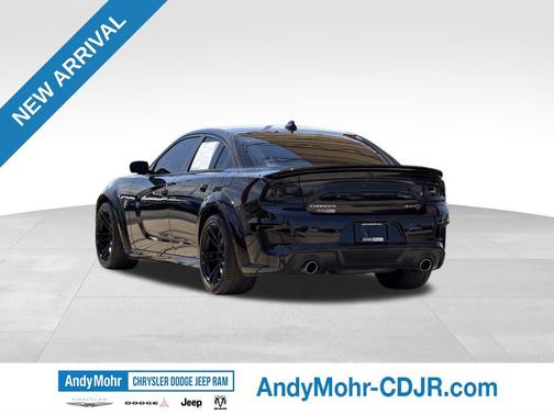 Pitch Black Clearcoat 2023 Dodge Charger SRT Hellcat Widebody Jailbreak