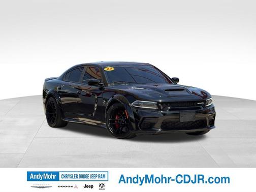 Pitch Black Clearcoat 2023 Dodge Charger SRT Hellcat Widebody Jailbreak