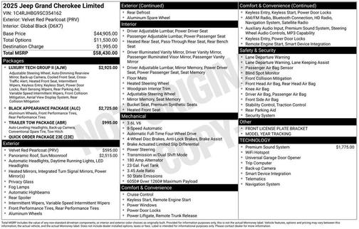 2025 Jeep Grand Cherokee Limited