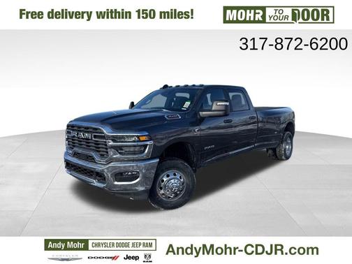 Granite Crystal Metallic Clearcoat 2026 RAM 3500 Big Horn Crew Cab 4x4 8' Box