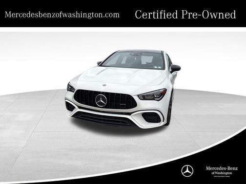 Polar White 2022 Mercedes-Benz AMG CLA 45 Base 4MATIC