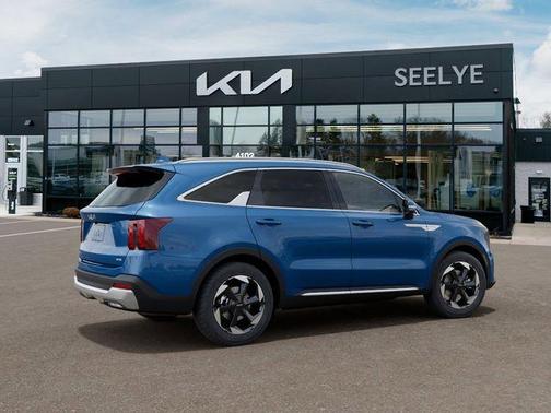 Mineral Blue 2026 Kia Sorento Hybrid EX