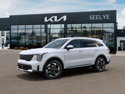 Snow White Pearl 2026 Kia Sorento Hybrid EX