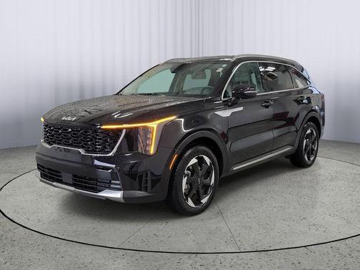 Aurora Black Pearl 2025 Kia Sorento Hybrid EX