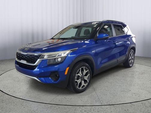 Neptune Blue 2021 Kia Seltos EX