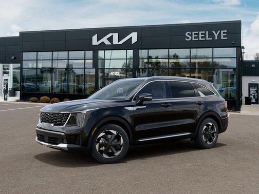 Aurora Black Pearl 2026 Kia Sorento Hybrid EX