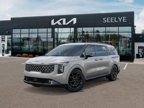 Ivory Silver 2026 Kia Carnival Hybrid SX