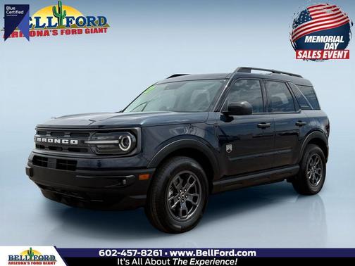 Blue Metallic 2022 Ford Bronco Sport Big Bend SUV