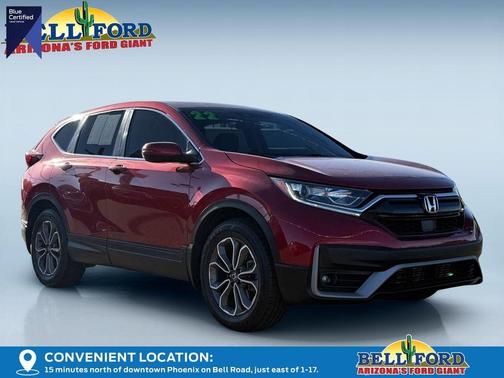 Radiant Red Metallic 2022 Honda CR-V EX