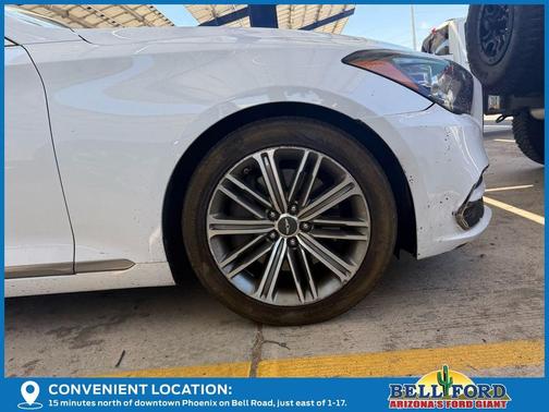 Casablanca White 2018 Genesis G80 3.8