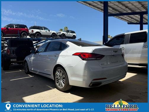 Casablanca White 2018 Genesis G80 3.8
