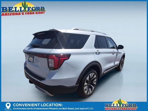 Space Gray 2026 Ford Explorer Platinum